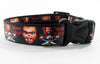 Chucky dog collar handmade adjustable buckle 1" wide or leash Petcollarshandmade
