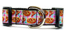 Pizza Party dog collar handmade adjustable buckle collar 1"wide or leash - Furrypetbeds