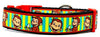 Curious George dog collar Handmade adjustable buckle 1"or 5/8" wide or leash Petcollarshandmade