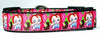 Chucky dog collar handmade adjustable buckle 1" wide or leash Horror pink Petcollarshandmade