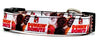 Dunkin Donuts Dog collar handmade adjustable buckle 5/8"wide or leash small dog Petcollarshandmade