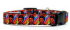 David Bowie dog collar handmade adjustable buckle collar 5/8" wide or leash Petcollarshandmade