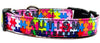 Autism Awareness dog collar handmade adjustable buckle collar 5/8" wide Petcollarshandmade