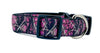 Camo dog collar handmade adjustable buckle 1" wide or leash Girly Pink Petcollarshandmade