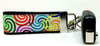 Swirls Key Fob Wristlet Keychain 1 1/4"wide Zipper pull Camera strap - Furrypetbeds