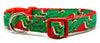 Grinch dog collar handmade adjustable buckle collar 5/8" wide or leash handmade - Furrypetbeds