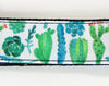 Cactus dog collar handmade 12.00 all sizes adjustable buckle collar 1"wide leash - Furrypetbeds