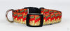 Cheetos dog collar handmade adjustable buckle collar 5/8" wide or leash fabric Petcollarshandmade