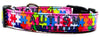 Autism Awareness dog collar handmade adjustable buckle collar 5/8" wide Petcollarshandmade