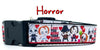 Horror dog collar handmade adjustable buckle collar 1" or 5/8" wide or leash Petcollarshandmade