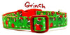 Grinch dog collar handmade adjustable buckle collar 5/8" wide or leash handmade - Furrypetbeds