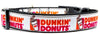Dunkin Donuts dog collar handmade adjustable buckle 1"or 5/8" wide or leash Petcollarshandmade