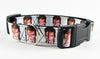 David Bowie dog collar Handmade adjustable buckle collar 1"or 5/8 wide or leash Petcollarshandmade