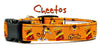 Cheetos dog collar handmade adjustable buckle collar 1" or 5/8" wide or leash Petcollarshandmade
