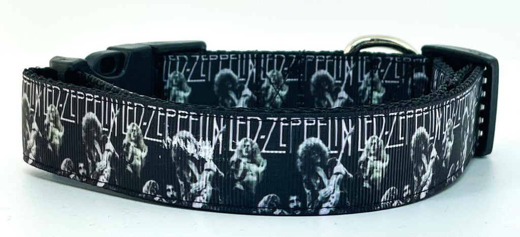 Led Zeppelin dog collar Handmade adjustable buckle