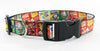 Cereal dog collar handmade adjustable buckle collar 1" or 5/8" wide or leash Petcollarshandmade