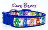 Care Bears dog collar handmade adjustable buckle collar 1" or 5/8" wide or leash Petcollarshandmade
