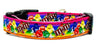 M & M's dog collar handmade adjustable buckle collar 5/8" wide or leash - Furrypetbeds