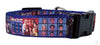 Brady Bunch dog collar handmade adjustable buckle collar 1" wide or leash Petcollarshandmade