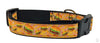 Hamburgers & Fries Dog collar handmade adjustable buckle collar 1" wide or leash - Furrypetbeds