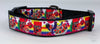 Fruit Loops dog collar handmade adjustable buckle collar 1" wide or leash - Furrypetbeds