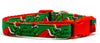 Grinch dog collar handmade adjustable buckle collar 5/8" wide or leash handmade - Furrypetbeds