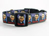 Dracula dog collar handmade adjustable buckle collar 1" wide or leash Petcollarshandmade