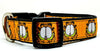 Garfield dog collar handmade adjustable buckle collar 1" wide or leash movie Petcollarshandmade