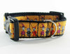 Horror dog collar handmade 12.00 all sizes adjustable buckle collar 1"wide leash - Furrypetbeds