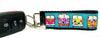 VW Bus Key Fob Wristlet Keychain 1 1/4"wide Zipper pull Camera strap - Furrypetbeds