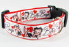 Betty Boop dog collar handmade adjustable buckle collar 1" wide or leash Petcollarshandmade