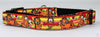 Garfield dog collar handmade adjustable buckle collar 1" or 5/8" wide or leash Petcollarshandmade