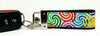 Swirls Key Fob Wristlet Keychain 1 1/4"wide Zipper pull Camera strap - Furrypetbeds