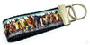 Horses Key Fob Wristlet Keychain 1 1/4"wide Zipper pull Camera strap - Furrypetbeds