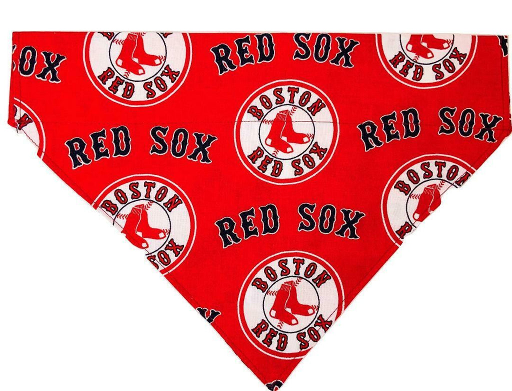 Boston Red Sox Dog Bandana Over the Collar dog bandana Dog collar band