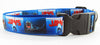 Jaws dog collar handmade adjustable buckle collar 1" or 5/8" wide or leash movie Petcollarshandmade