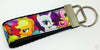 My Little Pony Key Fob Wristlet Keychain 1 1/4"wide Zipper pull Camera strap - Furrypetbeds