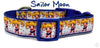 Sailor Moon dog collar, handmade, adjustable, buckle collar,1" wide, leash - Furrypetbeds