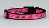 Dachshunds cat or small dog collar 1/2" wide adjustable handmade bell or leash Petcollarshandmade