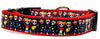 Day Of The Dead dog collar handmade adjustable buckle collar 1" wide or leash - Furrypetbeds