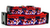 Gremlins/Gizmo dog collar handmade adjustable buckle 1"or 5/8" wide or leash Petcollarshandmade