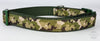 Green Camo dog collar handmade adjustable buckle 1"or 5/8" wide or leash hunting Petcollarshandmade