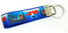 Jaws movie Key Fob Wristlet Keychain 1"wide Zipper pull Camera strap handmade - Furrypetbeds