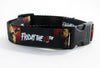 Friday the 13th dog collar handmade adjustable buckle collar 1" wide or leash Petcollarshandmade