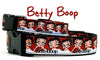 Betty Boop dog collar handmade adjustable buckle collar 1" or 5/8"wide or leash - Furrypetbeds