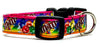 M & M's dog collar handmade adjustable buckle collar 5/8" wide or leash - Furrypetbeds
