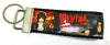 Elvira Key Fob Wristlet Keychain 1 1/4"wide Zipper pull Camera strap - Furrypetbeds