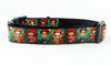 Freda dog collar  adjustable buckle collar 1" wide or leash Petcollarshandmade