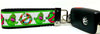Ghostbusters Key Fob Wristlet Keychain 1 1/4"wide Zipper pull Camera strap - Furrypetbeds