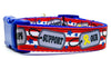 Support Our Troops dog collar handmade adjustable buckle collar 1" wide or leash - Furrypetbeds